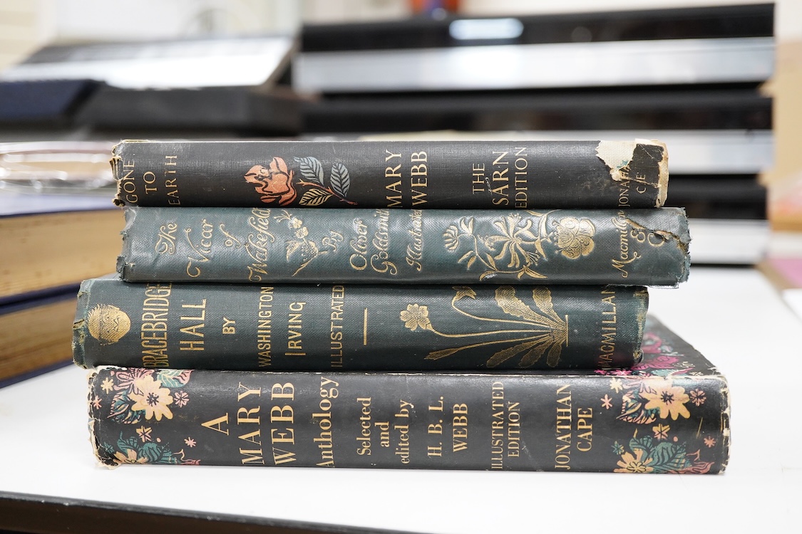 Mitford, Mary Russell - Our Village ... many illus. (by Hugh Thomson). 1st edition thus. original gilt pictorial cloth, cr.8vo. 1893; Bronte, Charlotte - Jane Eyre. illus. (by John H. Bacon); publisher's decorated cloth